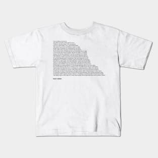 Isaac Asimov Quotes Kids T-Shirt